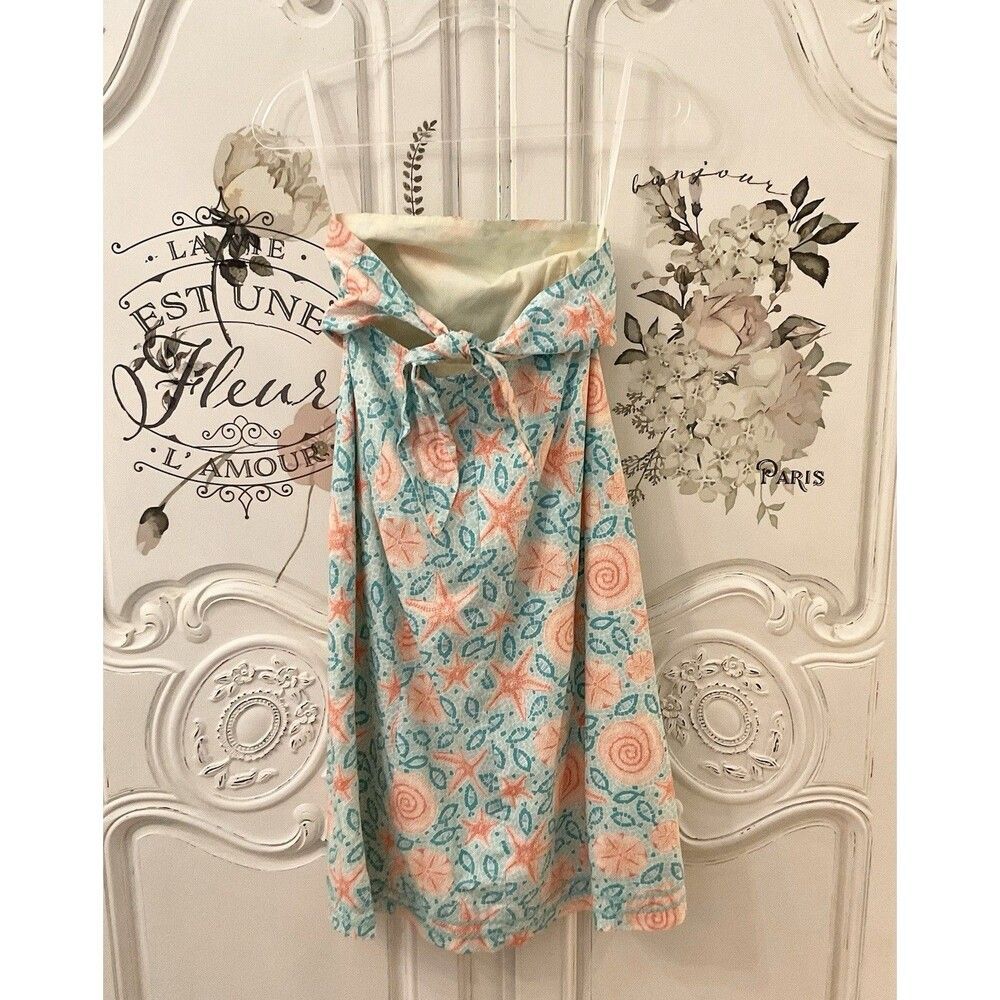 Lilly Pulitzer Sabrina Dress Caribbean Blue Strapless Size 4 NWT $182 - Picture 7 of 13